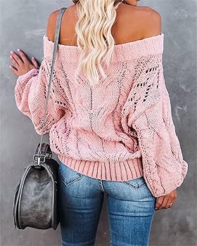 Amazon.com: DAUZ Women's Solid Sexy Spicy Shoulder Jumper